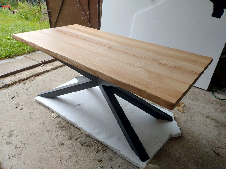 Stół nowoczesny loft jesionowy