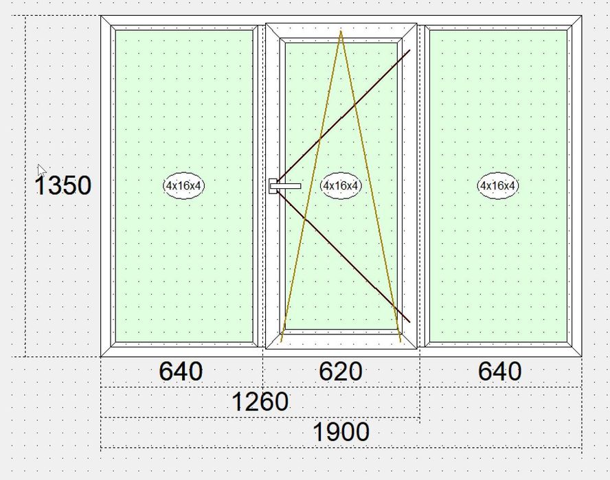 АКЦІЯ -40% Вікна двері пластикові! Окно 1900х1350 відкривне Пулини