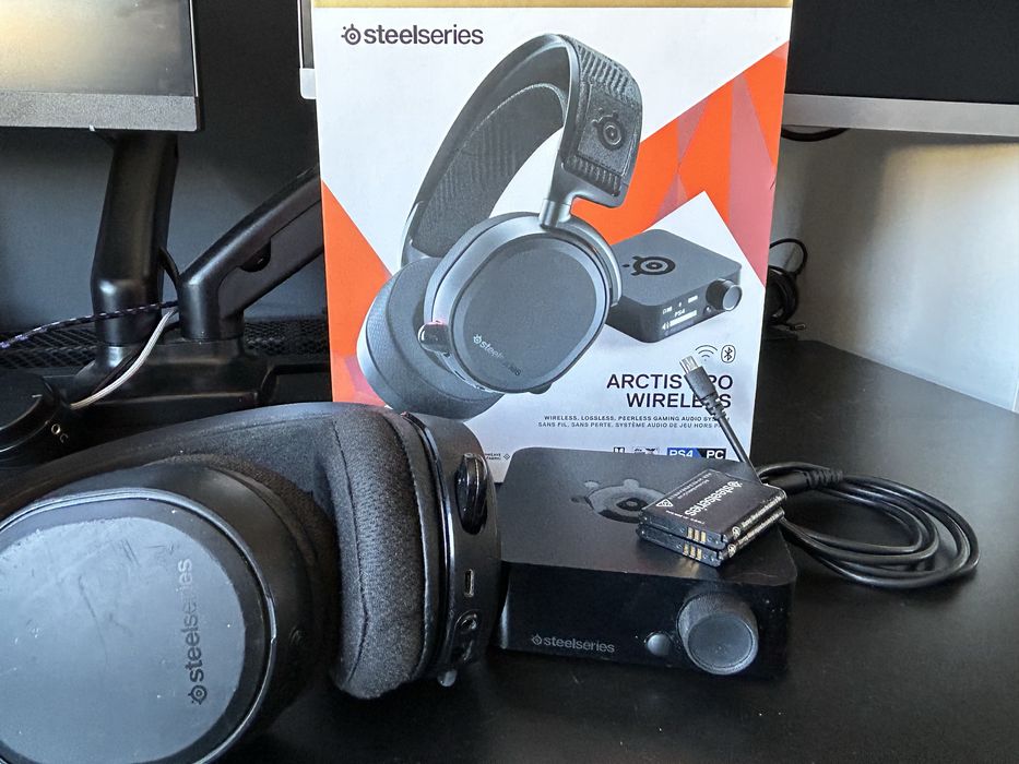 Słuchawki SteelSeries Arctis Pro Wireless | Pełny Zestaw | Okazja (opis)