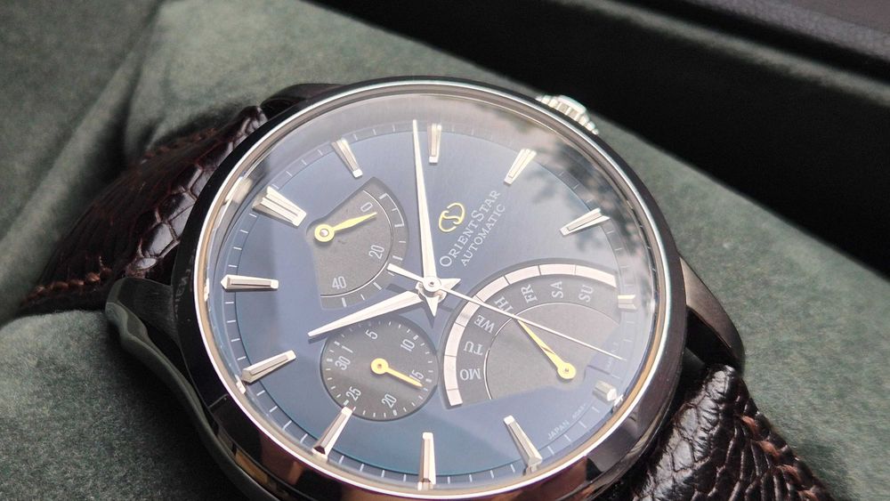 Orient Star Retrograde - Wysoki model - Pełen zestaw - Automat !!!