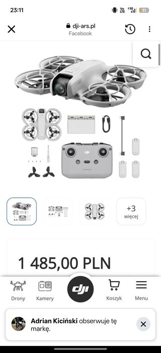 Dron DJI Neo Fly More Combo 2mc