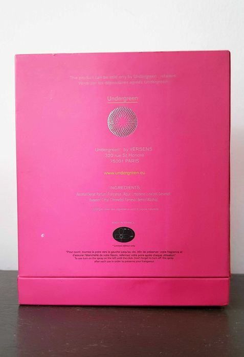Perfumy unisex Undergreen Pink EDP !00ml unikat nisza zapach truskawkowo-cytusowo-żywiczny niepowtarzalny!