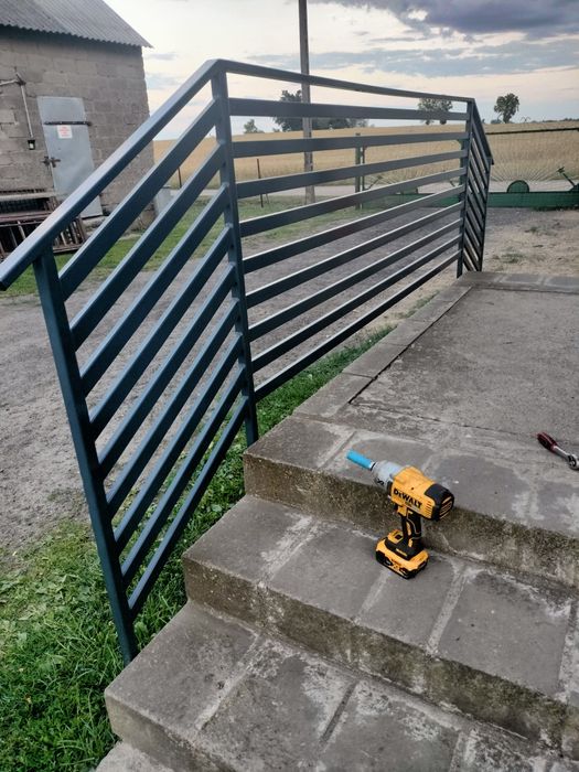 Balustrada na schody  poręcz ogrodzenie