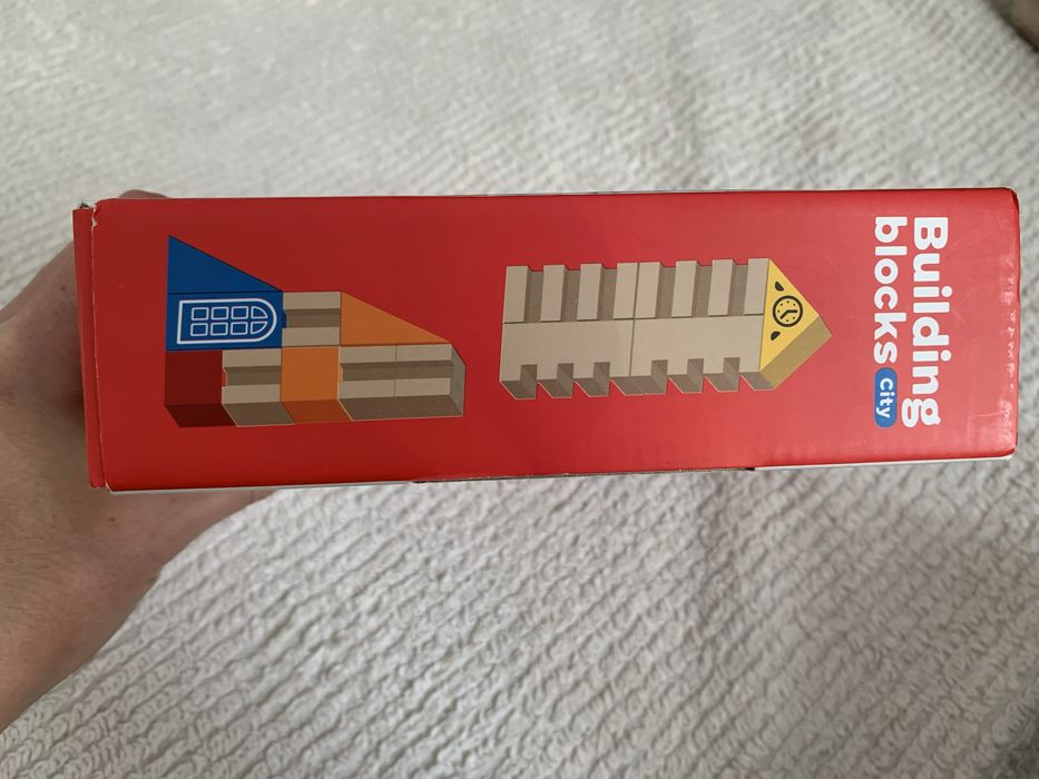 Конструктор деревʼяне місто (монтессорі)