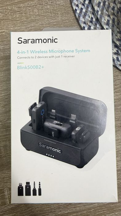 Microfones Lapela Wireless Saramonic Blink500B2+