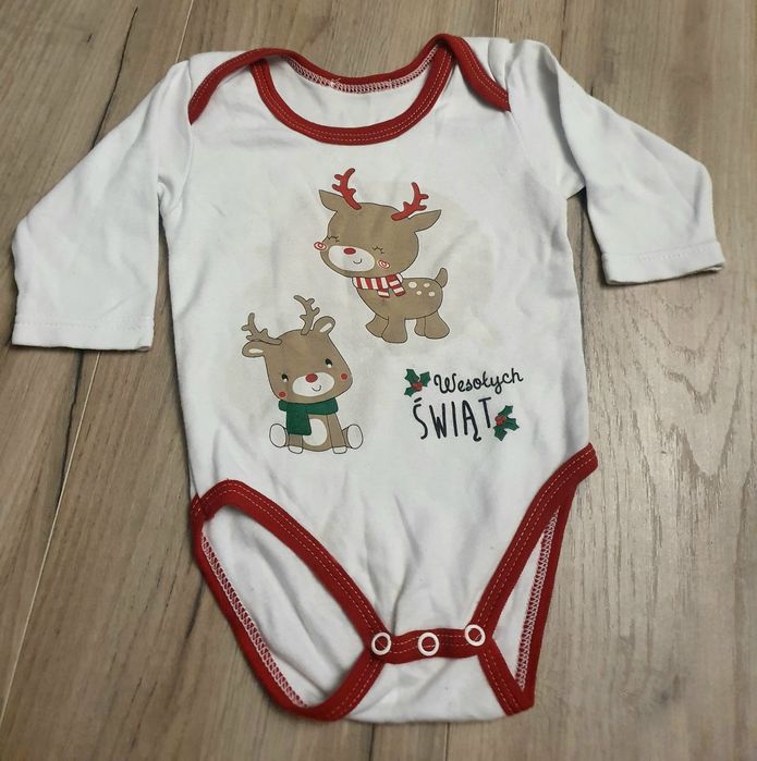 Świąteczne body mikołaj
