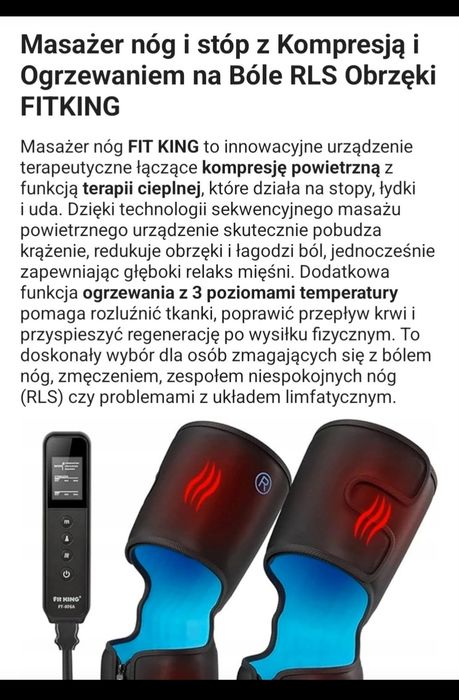 Masażer do nóg nowy
