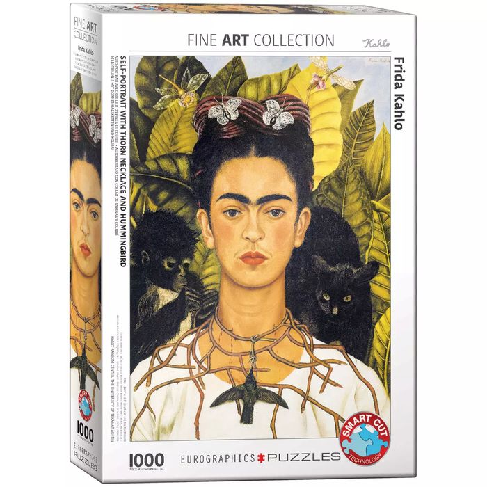 Puzzle 1000 Elementów. Autoportret Z Kolibrem, Frida Kahlo. Nowy Produkt