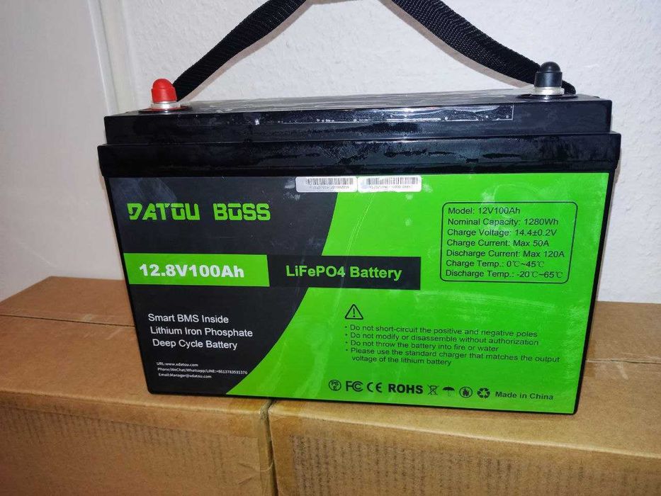 Новий аккумулятор lifepo4 12v 100ah в наявності