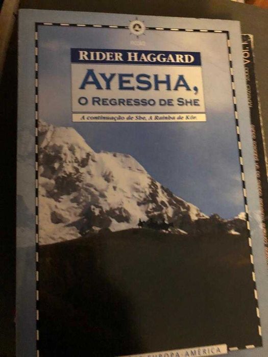 Ayesha, o Regresso de She A continuação de She – A Rainha de Kôr de H. Rider Haggard; Ilustração: Maurice Greiffenhagen