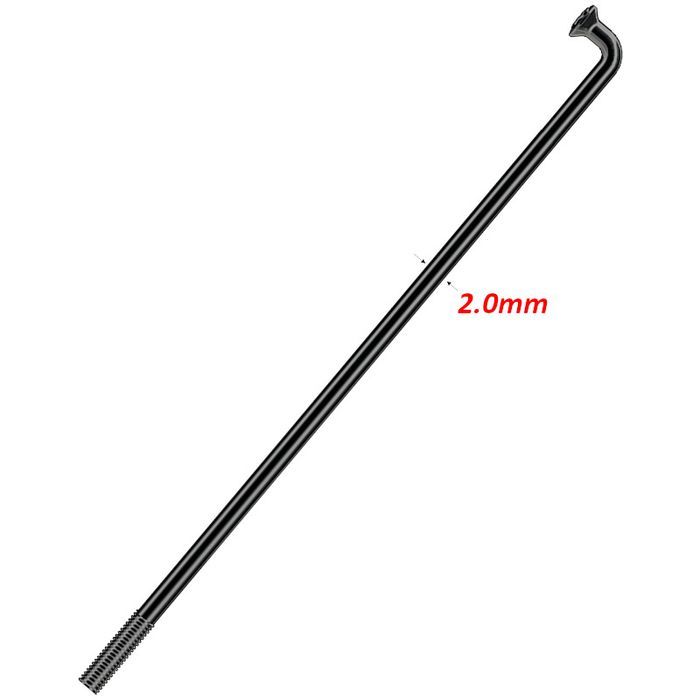 Szprycha Sle Spokes 287Mm Stal Ocynk Czarna