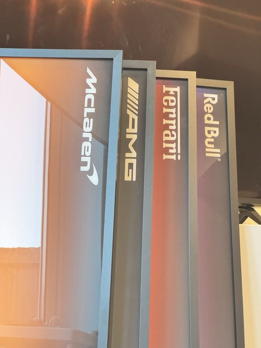 Coleção 4 quadros para lego formula 1 ferrari mclaren mercedes redbull