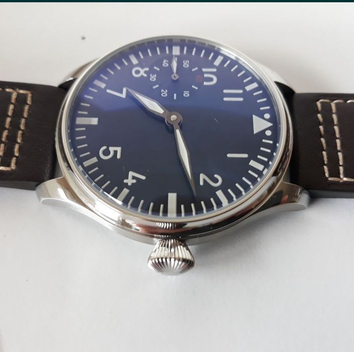 Relógio Parnis Pilot Corda Manual