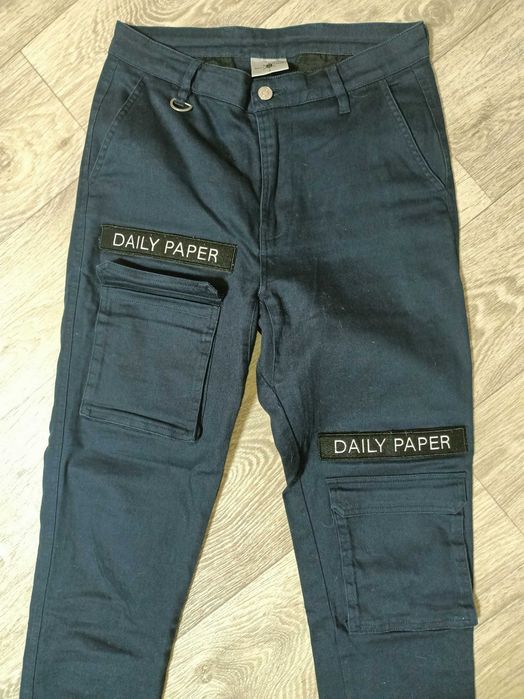 Брюки- Карго XS-S размер Daily Paper Corduroy Black