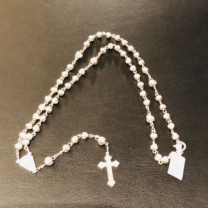 Terço em Bolas de Viana, Filigrana Portuguesa, Prata