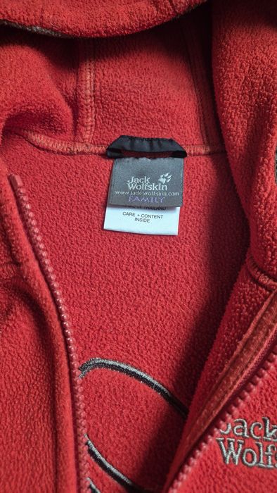 Bluza polar z kapturem Jack Wolfskin-rozmiar 140