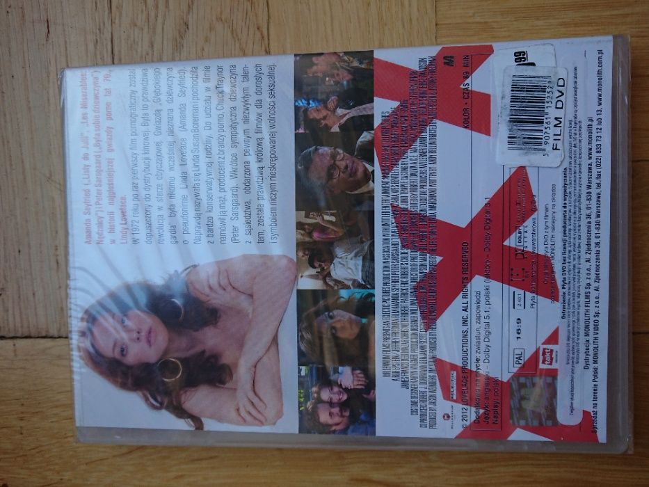 KRÓLOWA XXX dvd historia Lindy Lovlance z Głębokie Gardło Folia Unikat