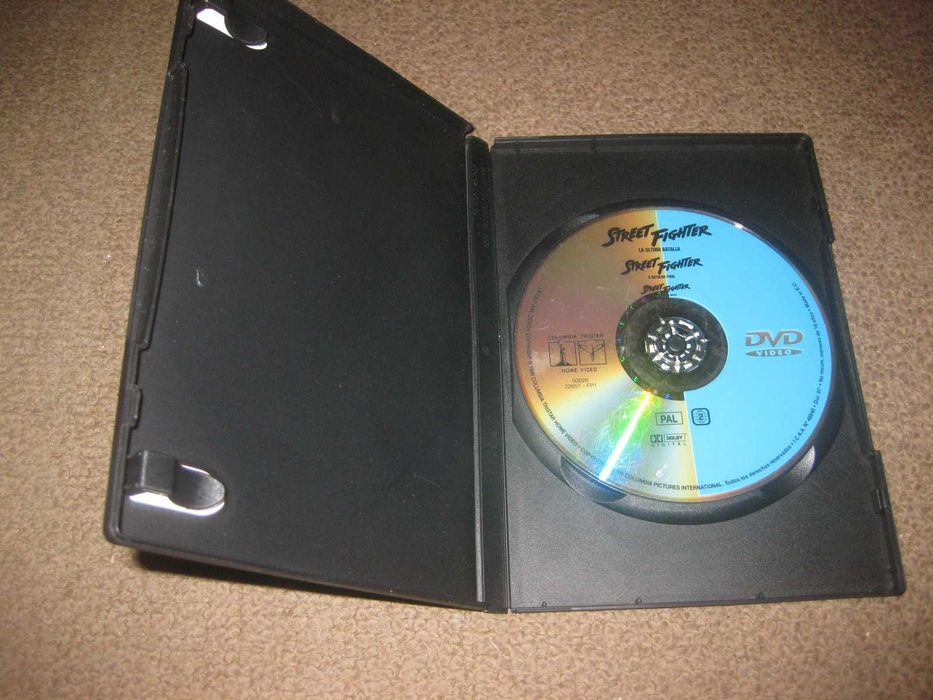 DVD "Street Fighter - A Batalha Final" com Jean-Claude Van Damme/Raro!