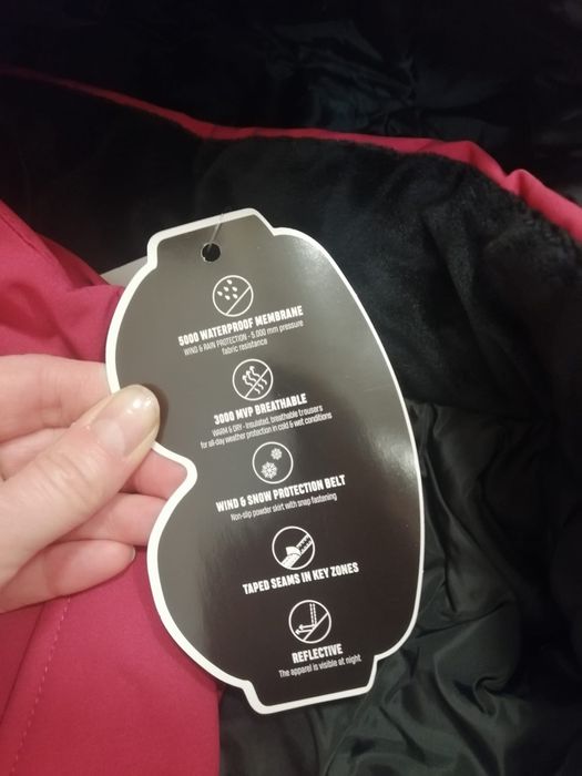 Komplet narciarski, kombinezon zimowy,140, nowy