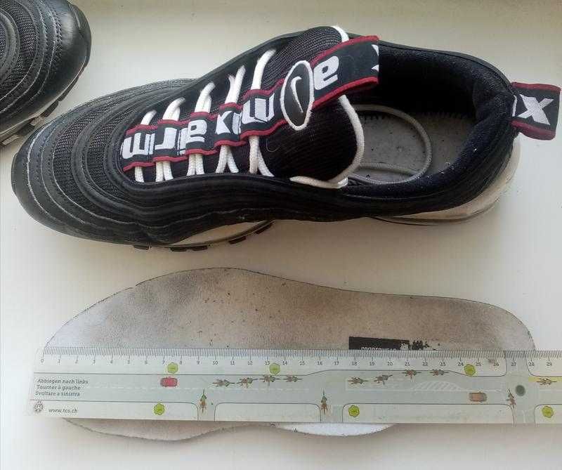 Оригінал. 27,5 см. кросівки nike air max 97 premium black