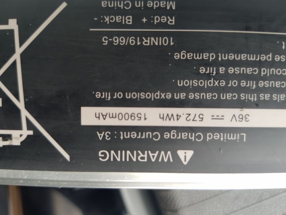 Bateria 36V   16A do hulajnogi i roweru elektrycznego