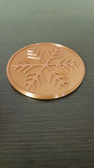 Świąteczne podkładki SNOWFLAKE / MERRY CHRISTMAS - pod kubek/szklankę.