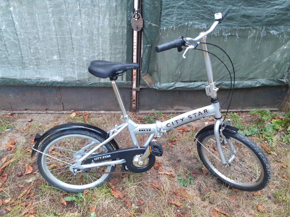 rower składak  NIEMIECKI CITY STAR aluminiowy 3 biegi stan bdb. 795 zł