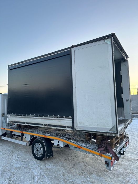 Будка, кузов тентований бортовий з задніми дверима, новий тент!