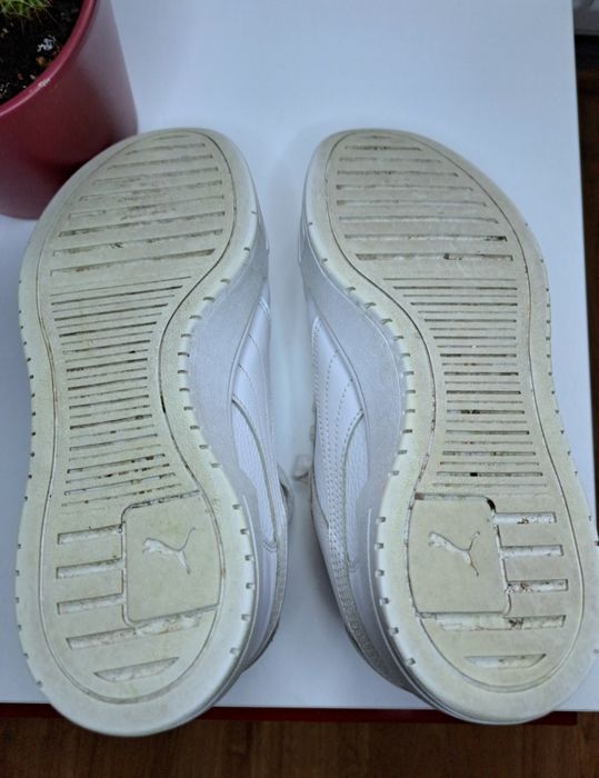 Skórzane sneakersy Puma CA Pro Classic Białe/Złote Rozm. 39 (25 cm)