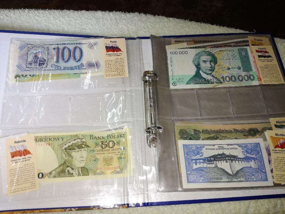 Colecção de notas de todo o mundo