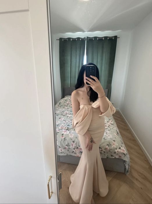Sukienka maxi rybka ASOS xs