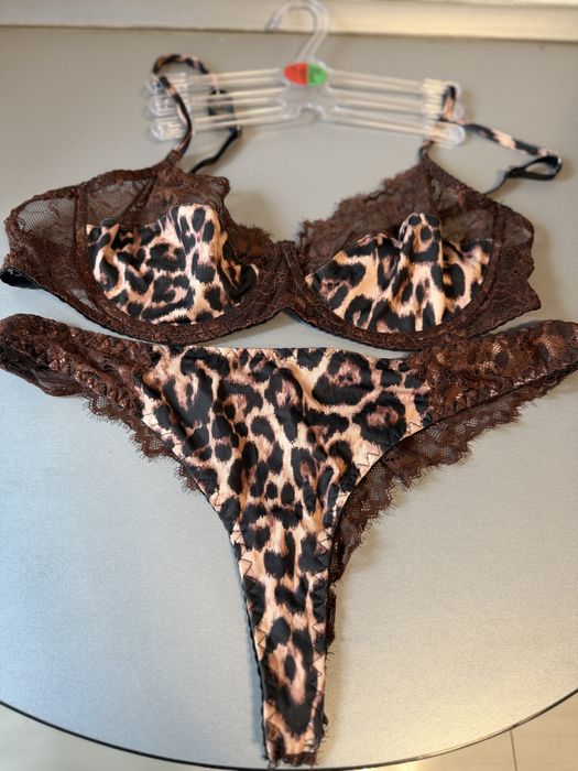 Komplet bielizny panterka