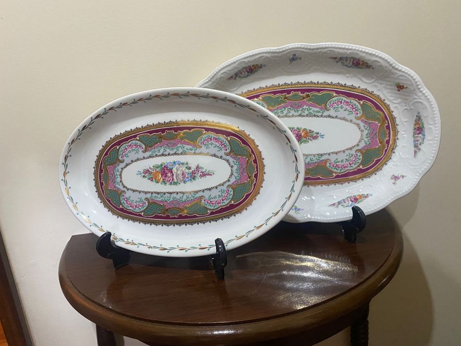 Par de travessas Limoges ainda com selo
