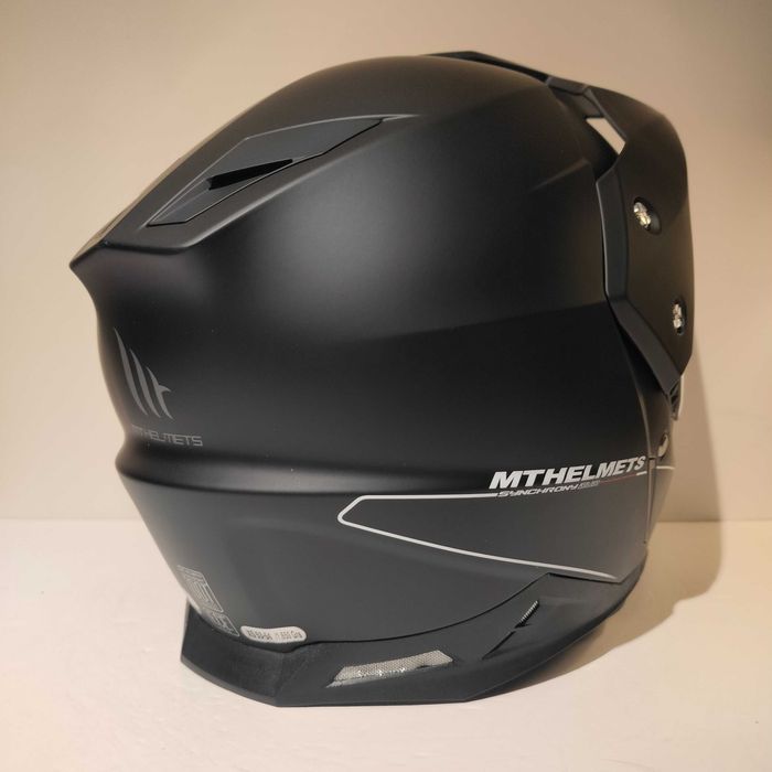 Capacete crianca MT duo-sport trail adv motard mota novo