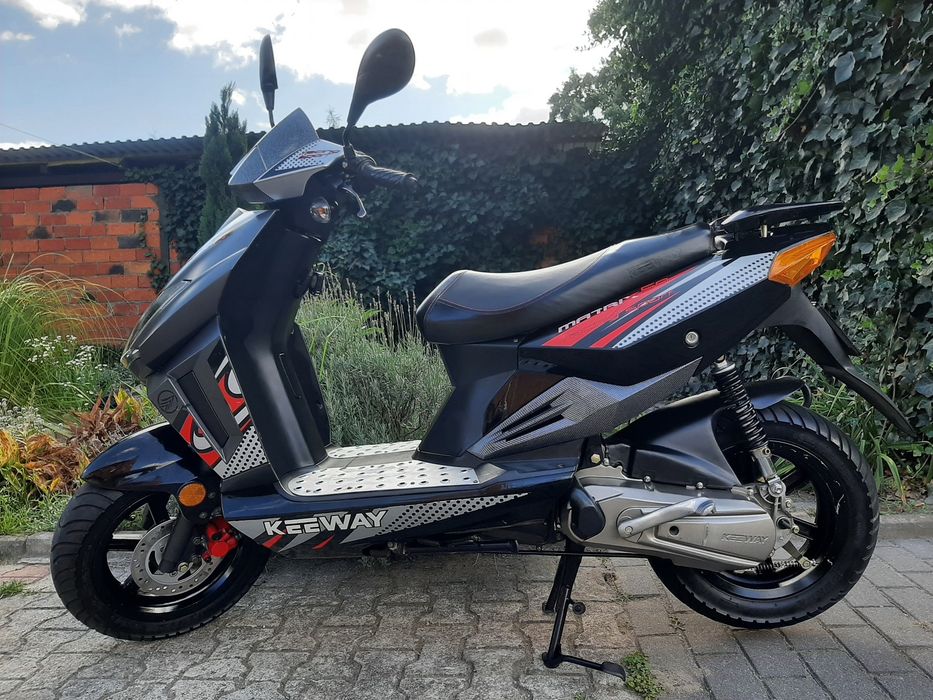 Zadbany skuter Keeway Matrix 50ccm 2t 2012r 11988km 2wł nowy cylinder TNT
