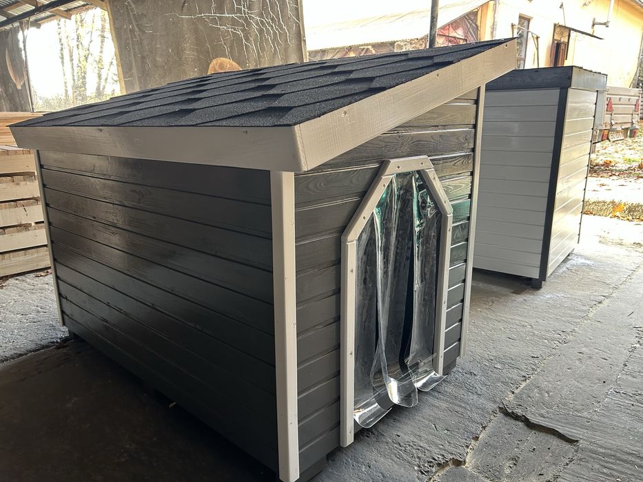 В наявності будка собача велика великих собак буда собакам утеплена