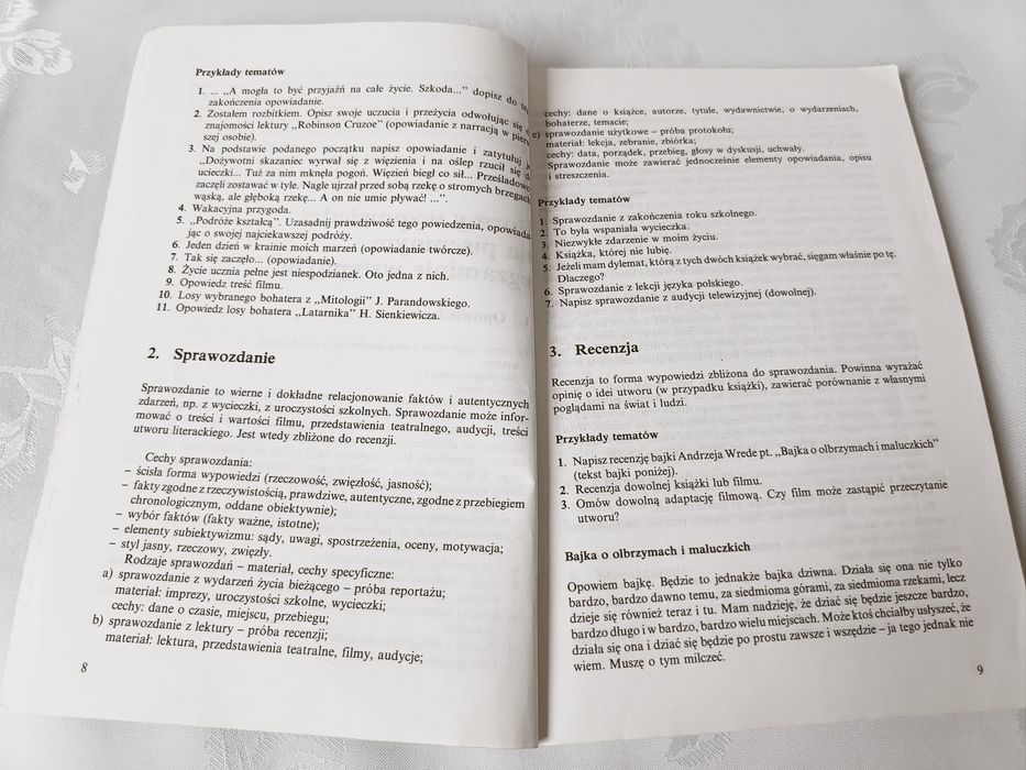 Egzamin do szkoły średniej: język polski, matematyka