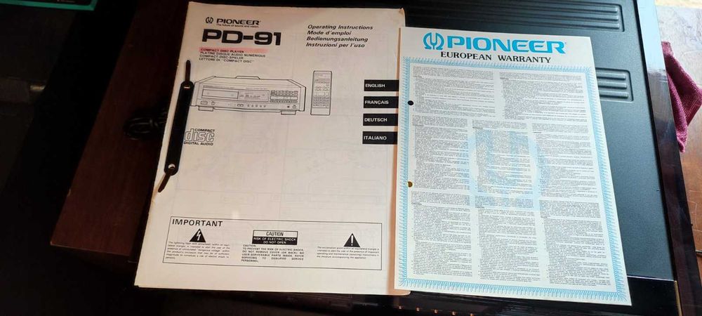 Pioneer PD-91 CD програвач Hi-End