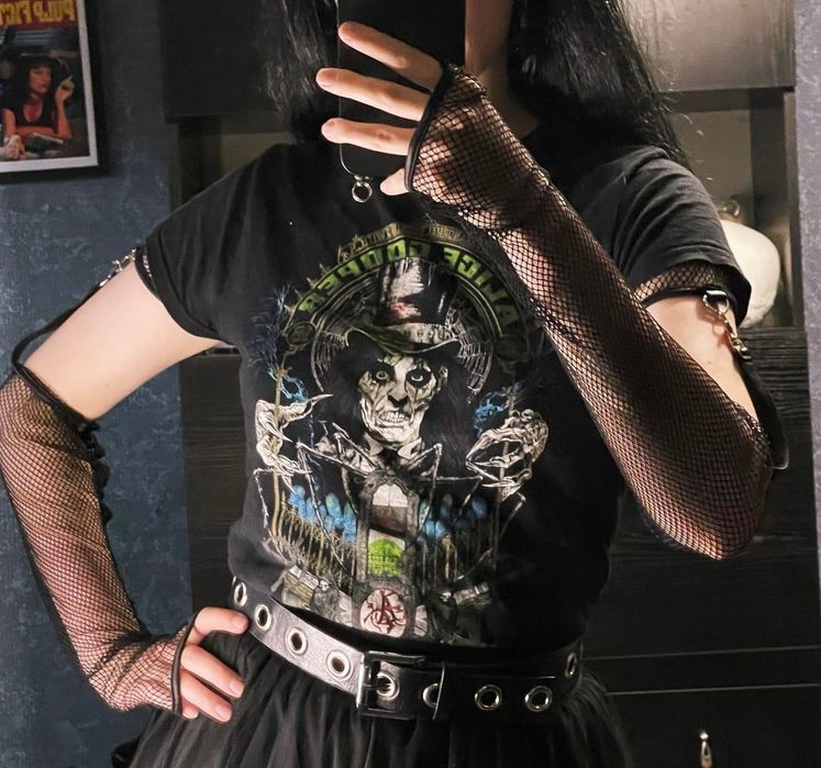 готична футболка alice cooper demonia dollskill killstar