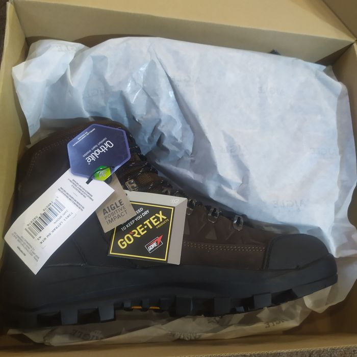 40-46. Тактичні шкіряні  черевики Aigle Letrak 2 Gore-Tex