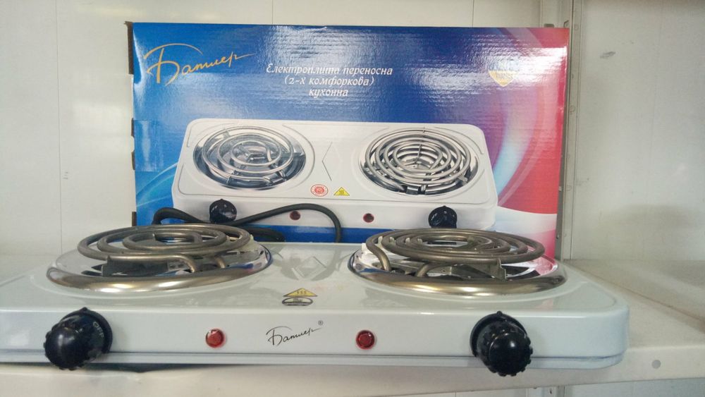 Електро плита 2-комфоркова