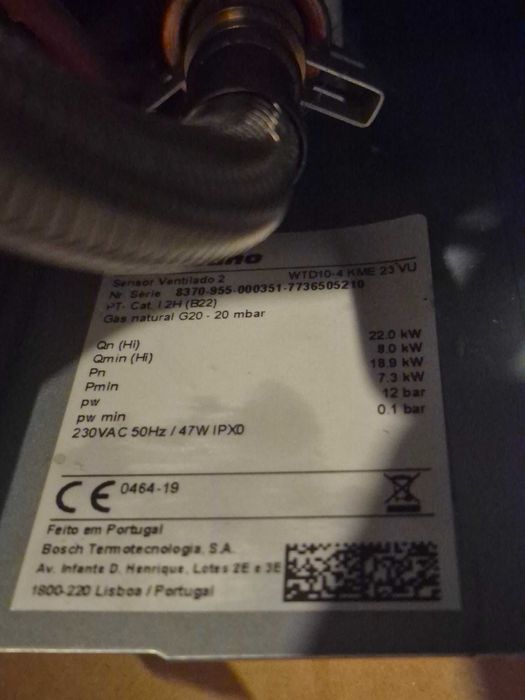 Esquentador ventilado Vulcano