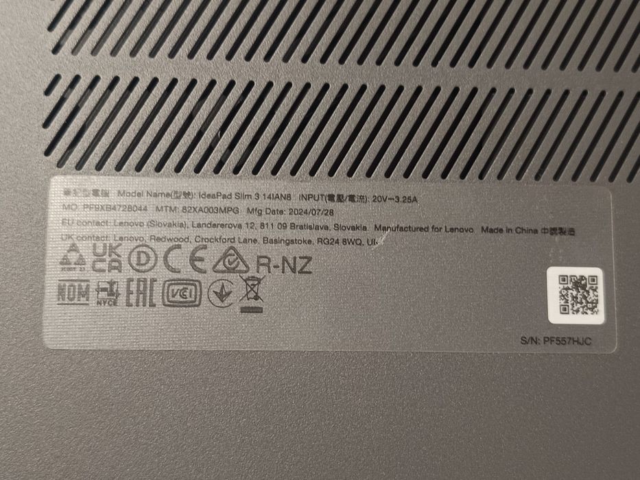 Lenovo IdeaPad Slim 3 14" (Como Novo / 2024) – C/ Carregador Original