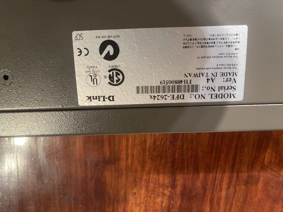 Switch D-LINK DFE 2624x