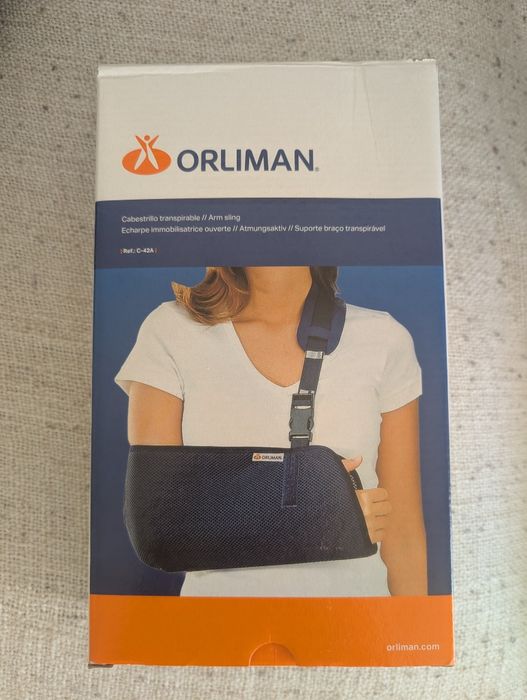 Suporte imobilizador para braço