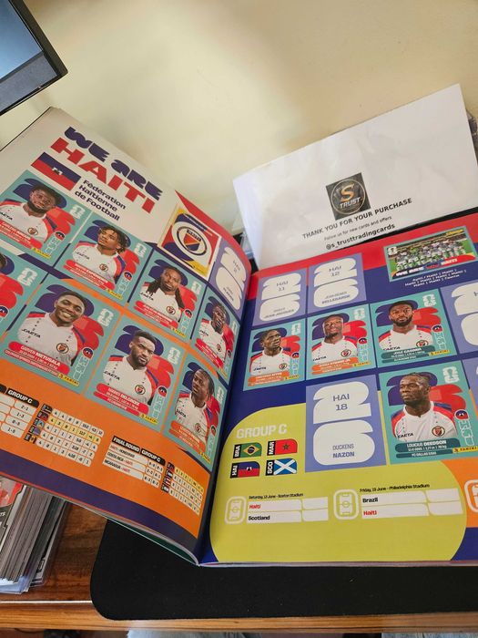 Panini FIFA World Cup 2026 Album Partially Completed 692 Stickers placed