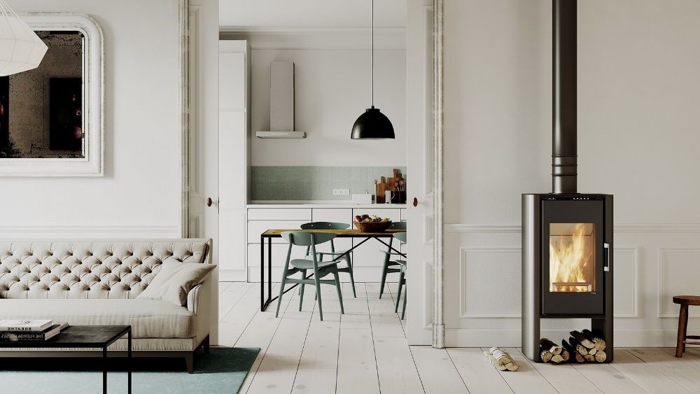 Piec kominkowy SOLUM TOP 12kW DEFRO HOME koza kominek wolnostojący HIT