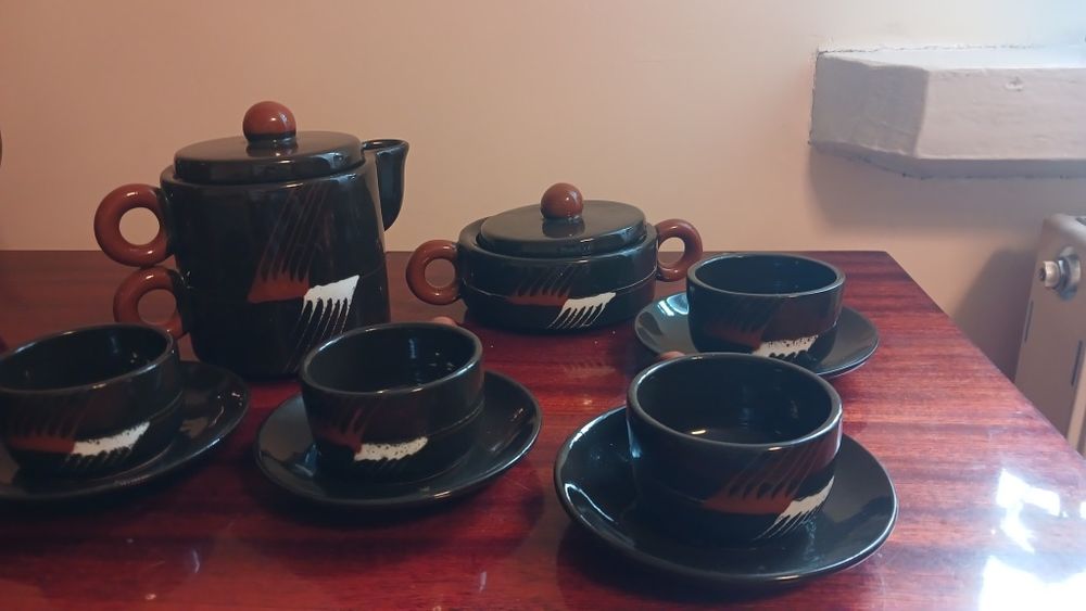 Кофейный сервиз на 4 персоны б/у