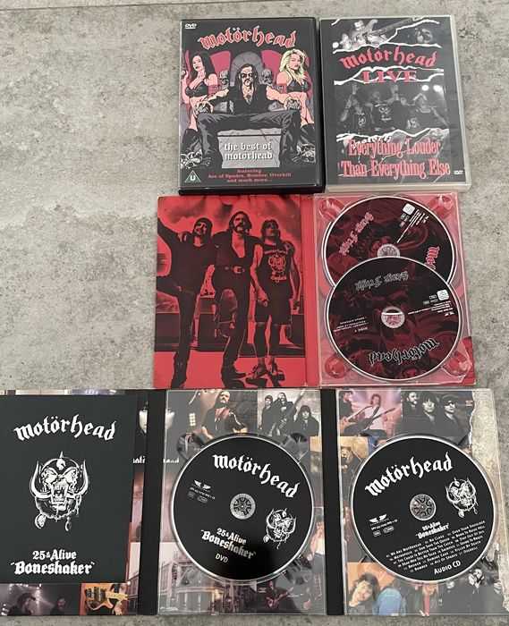 DVD Motörhead, koncerty 4 szt