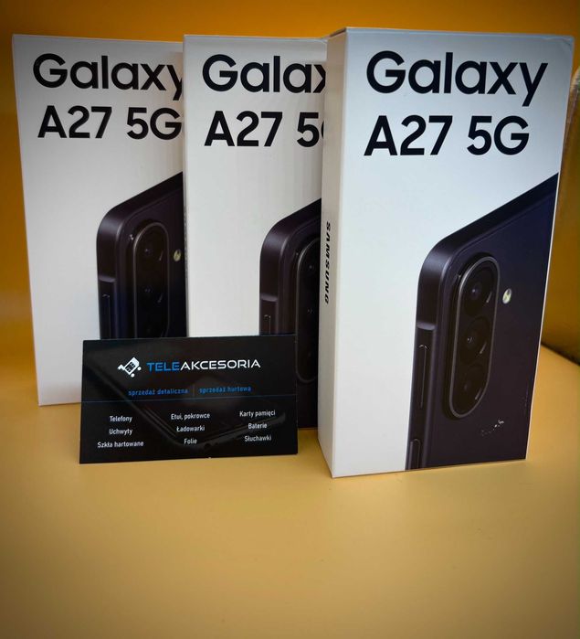 Samsung Galaxy A27 | BLACK | NAJTANIEJ | 6/128GB | Od ręki | Teleakcesoria